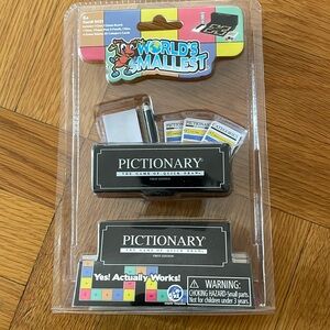 World's Smallest Pictionary Miniature Edition Pocket Size - Super Impulse NEW